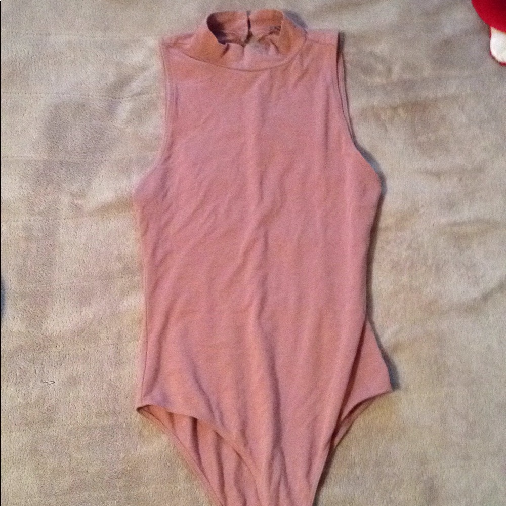 Blush pink body suit